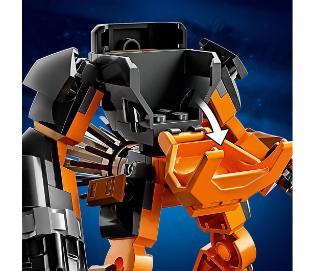 LEGO Marvel 76243 Mechaniczna zbroja Rocketa - 1091296 - zdjęcie 6